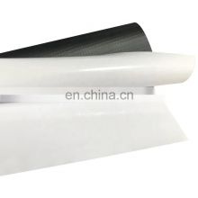 Printable 510g flex banner frontlit glossy flex black back banner(hot lamination,glossy,500*500 9*9 )