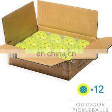 74mm 40 Hole Pickleball With Holes pe Material High Bounce Pickleball thumbnail-5