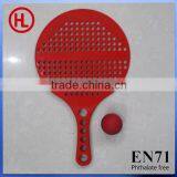 Color Custom LogoTOP QUALITY PP Plastic Beach Tennis Racket/beach Padd;e Set With Holes thumbnail-2
