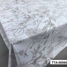 Elegant Lily Birds Pattern PVC Tablecloth, Waterproof, Oil‑proof, Easy Clean, Perfect for Daily Dining and Home Decor thumbnail-5