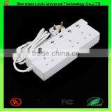 Factory Offer Wholesale Cheap Extension Power Plug USA 6 Gang Multi Socket USB