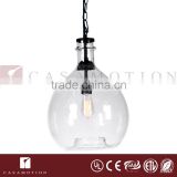 CASAMOTION Indoor Decorative Globe Glass Ball Pendant Light