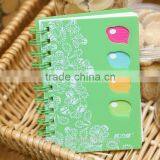 Wholesale Customized Quality Wire Spiral Notebook With Dividers thumbnail-3