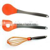 Hot Sale High Quality Food Grade Silicone Solid Spoon and Slotted Spoon Cooking Utensils Set Quality Choice thumbnail-2