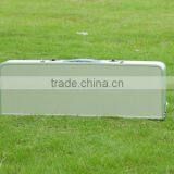 Portable Brushed Silver Picnic Table thumbnail-2