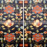 Three Flowers Woollen Carpet thumbnail-1