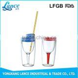 Customized Logo Eco-friendly Material Plastic CupsWith Straw Plastic Cup With Straw thumbnail-5