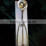 ANTIQUE METAL BRASS ICE CREAM CUTTER SCOPE 30 GRAM, 50 GRAM & 70 GRAM CAPACITY thumbnail-2
