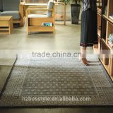 Simple Plain Colour Design Modern Garden Carpet with Washable Cotton Blended Yarn Surface 5.25'W x 7.55'L