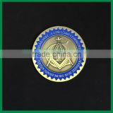 Car Medallion with 3M sticker Metal Coin badge