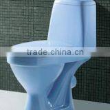 Two Piece Squatting Color Toilet With Water Tank thumbnail-2