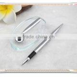 TT-09 Luxury Silver Desk Pen With Glass Holder, High Quality Stand Pen thumbnail-2