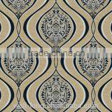 Chinese Royal Style Wall Paper Golden Grey Color