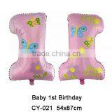 2016 New Design Heart Moustache Inflatable Foil Helium Balloon Party Decoration thumbnail-5