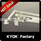 KYOK Curved Curtain Track & Curtain Rod Accessories Factory, White Sliding Curtain Track thumbnail-2