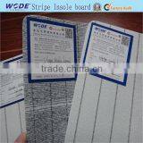 Waterproof Stripe Insole Board for Shoe Making