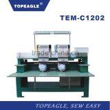 TOPEAGLE TEM-C1202 double head high quality cap embroidery machine