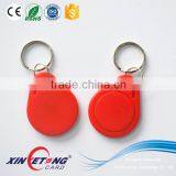 125khz Red Keyfob Tag Manufacturer Logo Custom