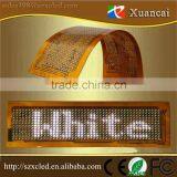 White Color P3-12x48dot Flexible Programmable Led Scrolling Sign With Smartphone Bluetooth Control thumbnail-5