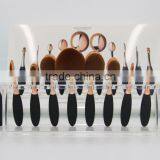 Private Lable New Fashion Girls Tops Mirror Shape Toothbrush Makeup Brush