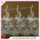 HC-2415-1 Hechun Hot Design Handmade Embroided Flat Lace Bridal Trim thumbnail-2