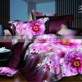 low price 3d printing comfortable bed sheet/china made 5-star hotel linen/alibaba supplier hotel linen