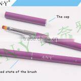 ANY Nail Art Beauty Care Metal Handle Oval Nylon Nail Brush UV Gel Nails thumbnail-4