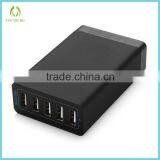 2016 Wholesales With 1.6M Power Cable 6A/8A Multiple 5-Port USB Travel Wall Charger thumbnail-4