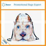 Wholesale 3D Printed Drawstring Bags Drawstring Backpack Supplier's Choice thumbnail-5