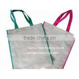 Custom Various Color Bind and Handle Grocery Tote Bag, Promotional Non Woven Shopping Bag, Wholesale Reusable Shopping Bag thumbnail-1
