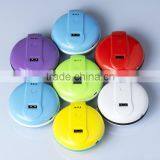 3200mAh Mini Rechargeable Portable Charger With Wall Charger Output USB Port thumbnail-4