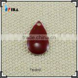 Drop Shape Coated Red Alloy Meal Pendant for Underwear thumbnail-1