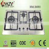 Stainless Steel 3 Burner Gas Stoves thumbnail-1