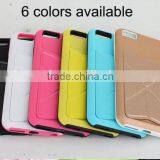 Luxury Original Brand Cell Phone Case PU Leather+PC Cover With Card Bag For IPhone 6 6Plus Protect Magnetic Stand Case thumbnail-2