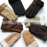 Brown Suede Gloves|ladies Suede Glove|cheap Suede Glove
