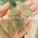 3~5cm 100% Natural Rock Rough Green Crystal Stone for Carving