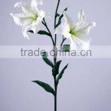 88 cm PVC Real Touch Tiger Lily Spray Artificial Flower thumbnail-2