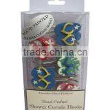 Flip Flops Shower Curtain Hooks, Set of 12