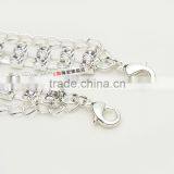 Adjustable 2pcs Double Rows Crystal Diamante Rhinestone Bra Shoulder Straps Belt thumbnail-4