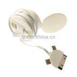 High Quality High Speed 2in1 Usb Cable for Iphone and Android Cell Phone Date Sync Charger Cable Supplier's Choice thumbnail-6
