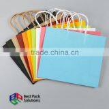 Colorful Kraft Paper Bag With Twisted Handle thumbnail-4