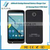 4200mAh Backup External Battery Charger Case for Samsung Nexus 6 With Stand thumbnail-1