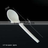 Plant starch biodegradable disposable spoon, plastic spoon for tea