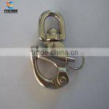 New Design Stainless Steel 304 Swivel Snap Hook With Safty Lacth thumbnail-1