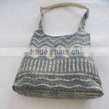 Wholesale Shopping Tote Cotton Bag With Leather Handle thumbnail-2