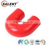 Standard 25mm Reinforced Red 180 Degree Flexible Silicone Elbow Hose Hookah thumbnail-3
