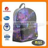Factory Wholesale Custom Printed 210D/PVC Polyester School Backpack Bag thumbnail-2