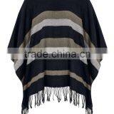 Fashion Mens Acrylic Cashmere Feel Poncho Shawl thumbnail-1