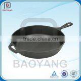 China Wholesale Quality Vegetable Oil Surface Cast Iron Pans thumbnail-1