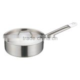 Commercial stainless steel saucepan/stainless steel casserole / castamel cookware saucepan fry pan